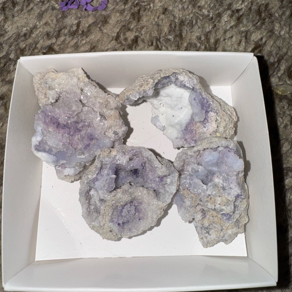 Purple Amethyst Geode Collection “spirit flower”